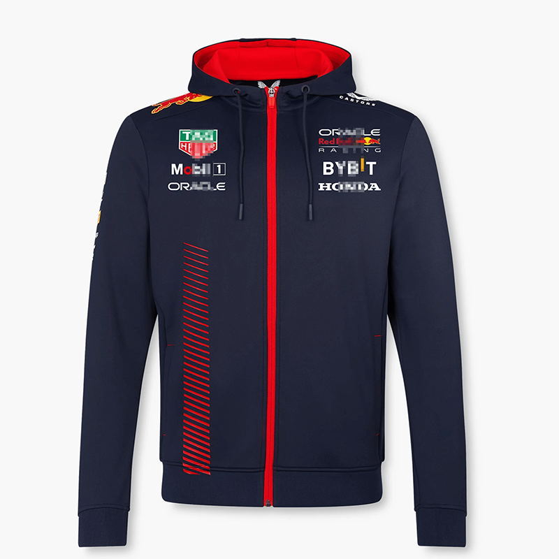 Chaqueta Red Bull Racing F1 Racing Team Con Capucha Negro 2023
